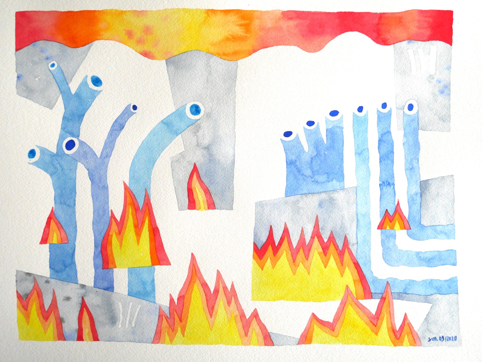 2020-tuyaux-enflammés-41×31-sacha-menard